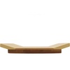 image:imageBambooMN Bamboo Sushi Board Serving Tray Special Design 83 x 47 x 12 Carbonized Brown 2 PiecesFan Small  Brown