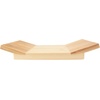 image:imageBambooMN Bamboo Sushi Board Serving Tray Special Design 83 x 47 x 12 Carbonized Brown 2 PiecesSpecial  Natural