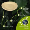 image:imageBambooMN Brand  55 Dia Disposable Wood Round Plates 100 Pieces55 Dia