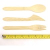 image:imageBambooMN Brand  65 Disposable Bamboo Veneer Flatware 24 Place Setting 72 Pieces total8
