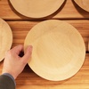 image:imageBambooMN Brand  7 18cm Round Disposable Bamboo Veneer Plates 96pcs24