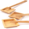 image:imageBambooMN Brand  Bamboo Sauce Dipping Dishes and Chopsticks  6 Piece SetNatural