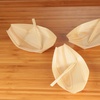 image:imageBambooMN Brand  Disposable Wood Boat PlatesDishes 43 Long x 25 Wide x 1 High with 35 Mini Forks  200 Pieces200