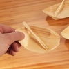 image:imageBambooMN Brand  Disposable Wood Boat PlatesDishes 43 Long x 25 Wide x 1 High with 35 Mini Forks  200 Pieces200