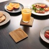 image:imageBambooMN Brand  Heavy Duty Bamboo Coaster Set  4 x 4 Square  3 Sets of 4