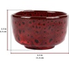 image:imageBambooMN Brand  Matcha Tea Bowl  Seafoam GreenDeep Red with Black