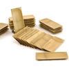 image:imageBambooMN Brand  Solid Bamboo Mini Dishes  Rectangle Sharp Edged Curved Bottom 59 x 26  100 pcs10