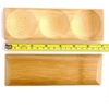 image:imageBambooMN Brand  Solid Bamboo Mini Dishes  Rectangle Sharp Edged Curved Bottom 59 x 26  100 pcs100