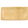 image:imageBambooMN Brand  Solid Bamboo Mini Dishes  Rectangle Sharp Edged Curved Bottom 59 x 26  100 pcs30
