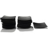 image:imageBambooMN Brand  Solid Bamboo Mini Dishes  Rectangle Sharp Edged Curved Bottom 59 x 26  100 pcs30