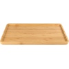 image:imageBambooMN Extra Long Rectangular Bamboo Serving Tray Vanity Tea Appetizers Snacks Charcuterie Boards 26 x 9 x 075  3 Trays17 X 9 X 075