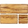 image:imageBambooMN Extra Long Rectangular Bamboo Serving Tray Vanity Tea Appetizers Snacks Charcuterie Boards 26 x 9 x 075  3 Trays26 X 9 X 075 Tiger Stripe