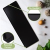 image:imageBambooMN Extra Long Rectangular Bamboo Serving Tray Vanity Tea Appetizers Snacks Charcuterie Boards 26 x 9 x 075  3 Trays26x9x075  Black