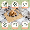 image:imageBambooMN Extra Long Rectangular Bamboo Serving Tray Vanity Tea Appetizers Snacks Charcuterie Boards 26 x 9 x 075  3 Trays9 X 9 X 075