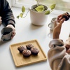 image:imageBambooMN Extra Long Rectangular Bamboo Serving Tray Vanity Tea Appetizers Snacks Charcuterie Boards 26 x 9 x 075  3 Trays9 X 9 X 075
