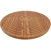 image:imageBambooMN Finger Labyrinth for Meditation and Prayer  125 Diameter  7 Circuit CretanStyle11 Circuit Chartres 125  Carbonized Brown
