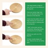 image:imageBambooMN Finger Labyrinth for Meditation and Prayer  125 Diameter  7 Circuit CretanStyle125 Circle Carbonized Brown