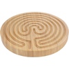 image:imageBambooMN Finger Labyrinth for Meditation and Prayer  125 Diameter  7 Circuit CretanStyle7 Circuit Cretan 6  Carbonized Brown