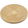image:imageBambooMN Finger Labyrinth for Meditation and Prayer  125 Diameter  7 Circuit CretanStyle8 Circle Carbonized Brown