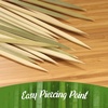 image:imageBambooMN Flat Sticks Bamboo Kebab Food Drink Skewers  59  1000pcsGreen