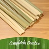 image:imageBambooMN Flat Sticks Bamboo Kebab Food Drink Skewers  59  1000pcsGreen