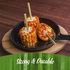 image:imageBambooMN Flat Sticks Bamboo Kebab Food Drink Skewers  59  1000pcsGreen