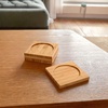 image:imageBambooMN Heavy Duty Bamboo Coasters  375 x 375  Square  10 Piece Coaster SetSquare