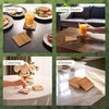 image:imageBambooMN Heavy Duty Bamboo Coasters  375 x 375  Square  10 Piece Coaster SetSquare 2