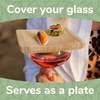 image:imageBambooMN Heavy Duty Bamboo Coasters  375 x 375  Square  10 Piece Coaster SetSquare Topper