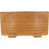 image:imageBambooMN Multipurpose Natural Bamboo Stand to Display Finger Labyrinth Picture Frames Plaques and More 2 PiecesStand Carbonized Brown