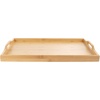 image:imageBambooMN Organic Bamboo Serving Tray Vanity Tea Appetizers Snacks Charcuterie Board 11x55x06  3 Trays17 X 125 X 2 With Handle