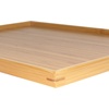 image:imageBambooMN Organic Bamboo Serving Tray Vanity Tea Appetizers Snacks Charcuterie Board 11x55x06  3 Trays17x13x075