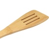 image:imageBambooMN Organic Bamboo Utensil Set Spatula Spoon Tongs  8 PieceB13  Angled Slotted Spatula