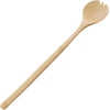 image:imageBambooMN Organic Bamboo Utensil Set Spatula Spoon Tongs  8 PieceB15  Wide Spoon with Teeth
