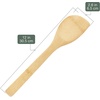 image:imageBambooMN Organic Bamboo Utensil Set Spatula Spoon Tongs  8 PieceB19  Curved SpatulaPaddle