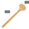 image:imageBambooMN Organic Bamboo Utensil Set Spatula Spoon Tongs  8 PieceB6  Wide Self Draining Spoon