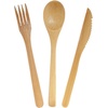 image:imageBambooMN Organic Reusable Bamboo Utensil Set 3 Spoons Fork Knife and Chopsticks  30 Sets2
