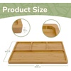 image:imageBambooMN Portion Control Plates  9 Bamboo Ecoware Reusable Dinnerware Divided Round Plates for Healthy Eating Yin Yang 1 PcDivided Plate