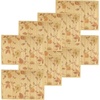 image:imageBambooMN Premium Bamboo Slats Placemat with Fabric Border  Floral Print  12 x 175  Autumn Roses 4 pcsBlackeyed Susan