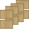 image:imageBambooMN Premium Bamboo Slats Placemat with Fabric Border  Floral Print  12 x 175  Autumn Roses 4 pcsChicken