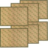 image:imageBambooMN Premium Bamboo Slats Placemat with Fabric Border  Floral Print  12 x 175  Autumn Roses 4 pcsChicken