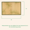 image:imageBambooMN Premium Bamboo Slats Placemat with Fabric Border  Floral Print  12 x 175  Autumn Roses 4 pcsPeach Blossom