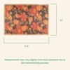 image:imageBambooMN Premium Bamboo Slats Placemat with Fabric Border  Floral Print  12 x 175  Autumn Roses 4 pcsTulip