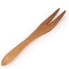 image:imageBambooMN Reusable Bamboo Appetizer Forks Picks 37 Carbonized Brown 100 Pcs30