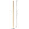 image:imageBambooMN Reusable Bamboo Drinking Straws  Eco Friendly Plastic Alternative  Thin  775  10 pcs100
