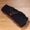 image:imageBambooMN Reusable Travel Bamboo Rayon Washcloth Set with Utensils  1 Set BlackBlack