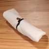 image:imageBambooMN Reusable Travel Bamboo Rayon Washcloth Set with Utensils  1 Set BlackHeather Grey