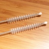 image:imageBambooMN Stainless Steel Drinking Straw Cleaning Brushes with Nylon Bristles 7 178mm  10 Pieces30