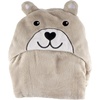 image:imageBambooMN Super Soft Hooded Baby Bath Animal Towels  Cute Nursery Essentials Ages Newborn to Toddler  For GirlsBoysBeige Bear