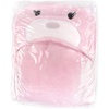 image:imageBambooMN Super Soft Hooded Baby Bath Animal Towels  Cute Nursery Essentials Ages Newborn to Toddler  For GirlsBoysPink Rabbit